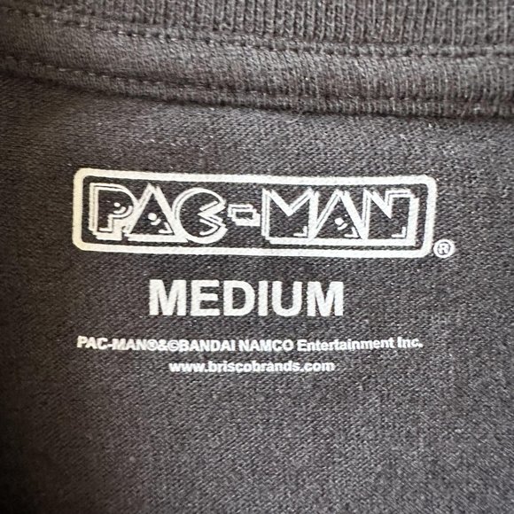 VTG Brisco Brands Pac-Man Men's Retro 1980' Video Gaming T-Shirt w/Ghosts M NWT - Picture 5 of 8